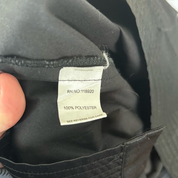 Lucy Paris Mini Dress Black Off the Shoulder Belted Buttons S - Picture 5 of 6